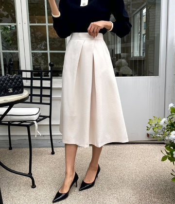 Renea Satin Flare Skirt